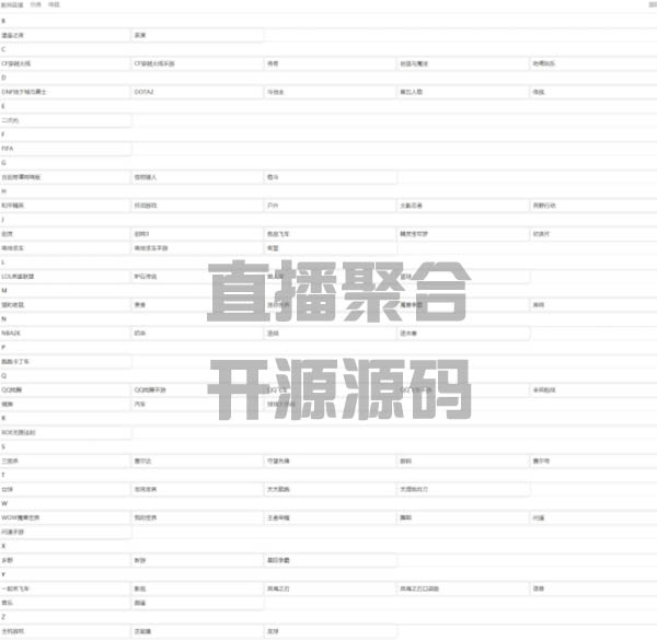 2023新全网直播聚合导航PHP全开源源码-PC+WAP自适应第1张-全球主机测评网