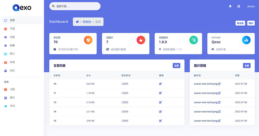 全新UI设计美观、强大的Hexo静态博客后台编辑器开源模板第1张-全球主机测评网