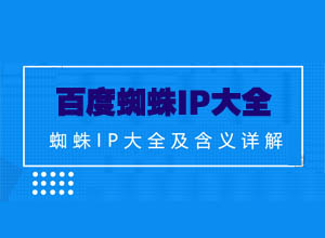 SEO必备知识：最新百度蜘蛛（Baiduspider）IP大全、涵义分析+技巧
