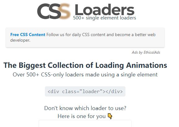 只需一个元素:CSS-Loaders帮你轻松实现的各种动画加载效果~第2张-全球主机测评网