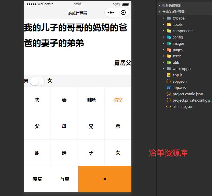 2024家族/家庭关系计算小程序源码纯净版,解决称呼尴尬问题!第1张-全球主机测评网