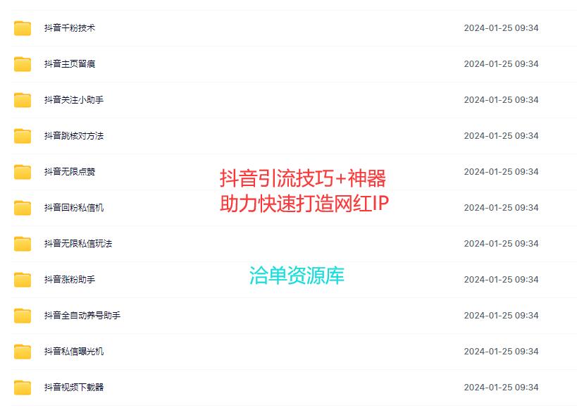 抖音引流百宝箱-助力快速打造属于自己的个人网红IP~第1张-全球主机测评网