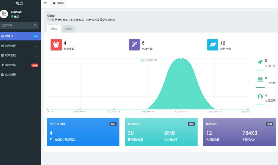 新版短视频/短剧/影视剧SAAS管理系统源码 带积分+分销功能第3张-全球主机测评网